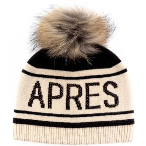Mitchie's Matchings Mitchie's Matchings Women's Apres Fox Fur Pom Beanie Hat - $79.99 at Sun & Ski Sports