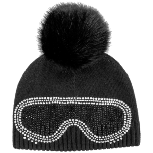 Mitchie's Matchings Mitchie's Matchings Women's Ski Goggles Fox Fur Pom Beanie Hat - $79.99 at Sun & Ski Sports