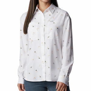 Columbia Women's Silver Ridge Utility Patterned Long Sleeve Shirt