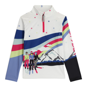 Spyder Girls' Surface Half Zip Pullover