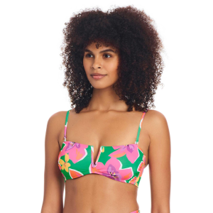 Sanctuary Sanctuary Women's Super Bloom V Wire Bandeau Bikini Top - $19.87 at Sun & Ski Sports