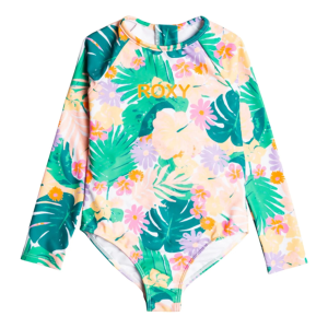 ROXY Girls Paradisiac Island Long Sleeve One Piece Rashguard