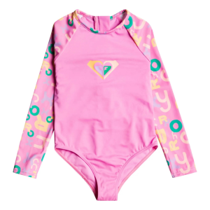 ROXY Girls Funny Bambino Long Sleeve One Piece Rashguard