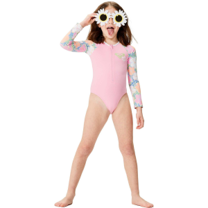 ROXY Little Girls' Tiny Flower Onesie Rashguard