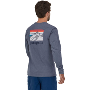 Patagonia Men's Long Sleeved Line Logo Ridge Responsibili Tee Shirt