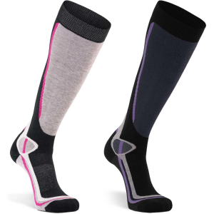 Fox River Women's Taos Lightweight Over the Calf Ski Socks 2 Pack