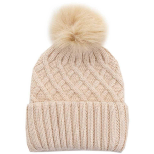 Mitchie's Matchings Mitchie's Matchings Women's Angora Knitted Faux Pom Beanie Hat - $44.99 at Sun & Ski Sports