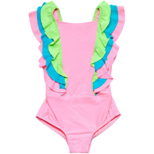 Beach Lingo Beach Lingo Little Girls Over The Shoulder Ruffle One Piece Swimsuit - $15.86 at Sun & Ski Sports