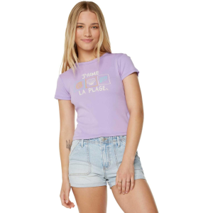 ROXY Women's J'Aime La Plage 90S Baby T-Shirt