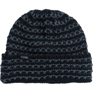 Coal Stria Sweater Knit Beanie Hat