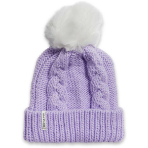 Turtle Fur Kids' Lizzy Faux Fur Pom Beanie Hat
