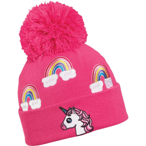 Turtle Fur Kids' Unicorn Pom Beanie Hat