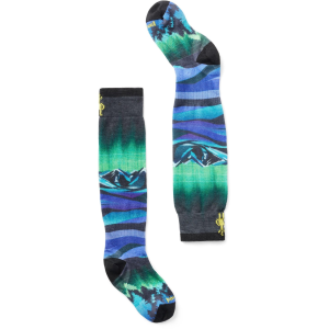 Smartwool Smartwool Kids' Ski Aurora Flash Print OTC Socks - $27.00 at Sun & Ski Sports