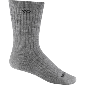 Wide Open Men's Solid Cushioned Wide Micro Crew Socks