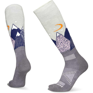 Le Bent Kids Snowy Mountains Light Cushion Ski Socks