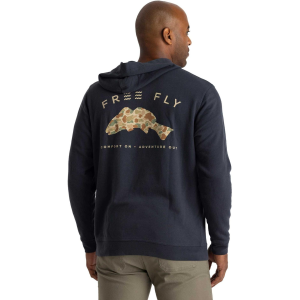 Free Fly Free Fly Men's Vintage Camo Redfish Fleece Hooded Pullover - $54.82 at Sun & Ski Sports