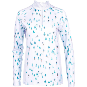 Hot Chillys Women's Micro Elite Chamois Zip T-Shirt