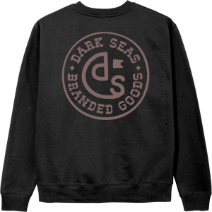 Dark Seas Men's Branding Iron Crew Fleece Sweatshirt