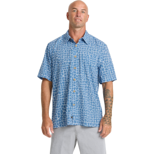 Quiksilver Men's Waterman Coral Sea Performance Short Sleeve Shirt