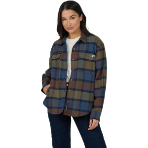 Salty Crew Salty Crew Women's Fathom Flannel Shirt - $55.82 at Sun & Ski Sports
