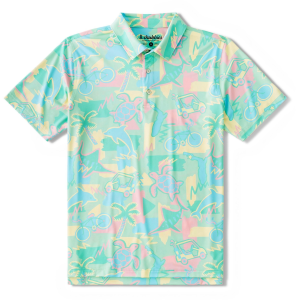 Chubbies Chubbies Men's Traveler Destin Performance Polo Shirt - $23.86 at Sun & Ski Sports