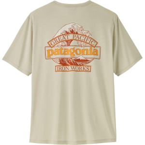 Patagonia Men's Cap Cool Daily Shirt Great Waves in Clement Blue/Light Clement Blue X Dye