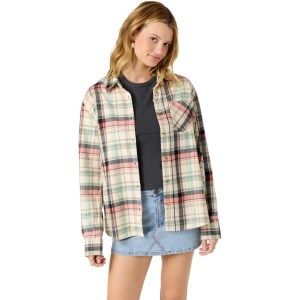 O'Neill Women's Logan Flannel Long Sleeves Button Up Shirt