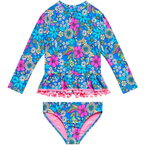 Beach Lingo Beach Lingo Little Girls' Electric Ave Two Piece Rashguard Swimsuit - $33.83 at Sun & Ski Sports