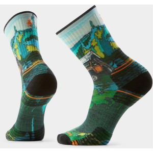 Smartwool Men's Hike Trail Trekker Print Crew Socks