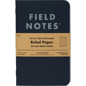 Field Notes Field Notes Pitch Black Memo Notebook - $14.95 at Sun & Ski Sports