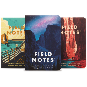 Field Notes Field Notes National Parks 3 Pack Yosemite, Acadia, Zion - $14.95 at Sun & Ski Sports