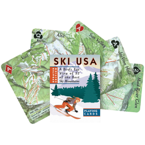 Inkstone Designs Inkstone Designs Ski USA Playing Cards - $10.95 at Sun & Ski Sports