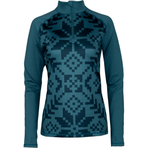 Hot Chillys Women's Micro Elite Chamois Premium Zip T Base Layer Top