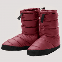 Sierra Designs Down Booties in Tawny Port, Size Small