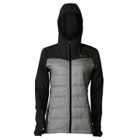 Sierra Designs Women's Borrego Hybrid Jacket in Black/Grey, Size XL