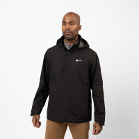Sierra Designs Men's Hurricane Rain Jacket in Black, Size Large