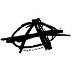 Anarchy Eyewear Logo Sticker - Black