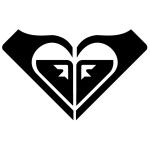 Roxy Logo Sticker - Black