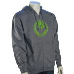 Dragon Icon Zip Hoody - Gunmetal Heather - XL