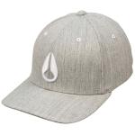 Nixon Deep Down Hat - Heather Grey / White - L/XL