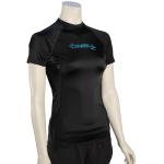 O'Neill Women's Basic Skins SS Rash Guard - Black - XS