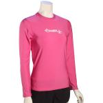 O'Neill Women's Basic Skins LS Surf Shirt - Fox Pink - XS