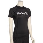 Hurley Women's One & Only SS Rash Guard - Classic Black - XL