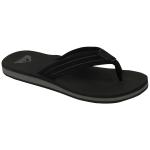 Quiksilver Carver Suede Sandal - Solid Black - 14