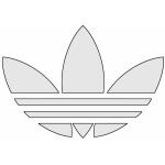 Adidas Icon Sticker - White