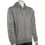 Nixon Briggs Zip Hoody - Heather Grey - XXL