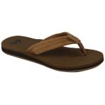 Quiksilver Carver Suede Sandal - Tan - 14
