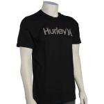 Hurley One and Only Push Through T-Shirt - Classic Black / White - XXL