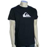 Quiksilver Mountain Wave Logo T-Shirt - Black / White - S
