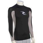 Rip Curl Wave LS Rash Guard - Black - XXL